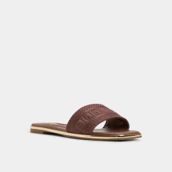 ALDO Flat Sandals^Oceania Medium Brown