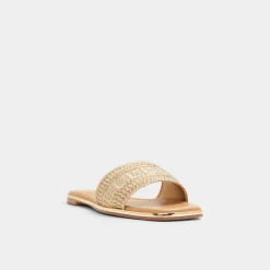 ALDO Flat Sandals^Oceania Gold