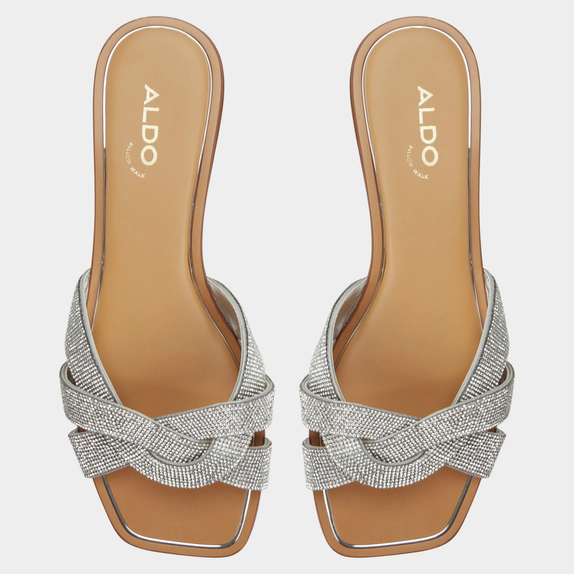 ALDO Flat Sandals^Ormeley Silver
