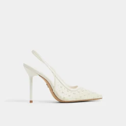 ALDO Slingbacks|Pumps^Pearlescent Other White