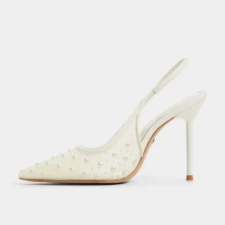 ALDO Slingbacks|Pumps^Pearlescent Other White