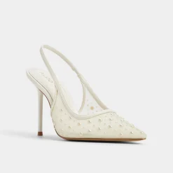 ALDO Slingbacks|Pumps^Pearlescent Other White