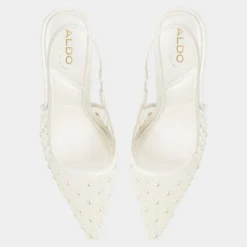 ALDO Slingbacks|Pumps^Pearlescent Other White