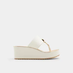 ALDO Wedge Sandals|Platform Heels^Penelopy White