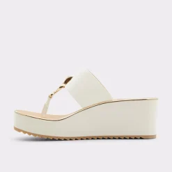 ALDO Wedge Sandals|Platform Heels^Penelopy White