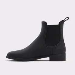 ALDO Black Boots^Rain Black Overflow