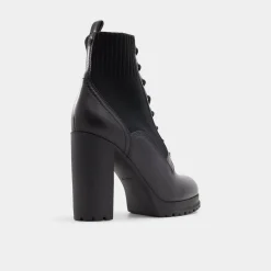 ALDO Black Boots^Rebellious Black
