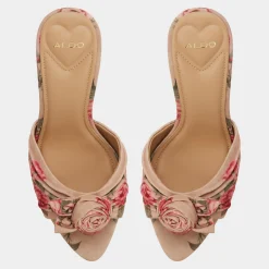 ALDO Mules^Rosalina Beige combo