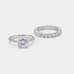 ALDO Accessories|Rings^Roundsparkles Silver/clear multi