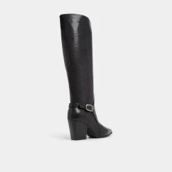 ALDO Black Boots|Tall Boots^Saddle Black