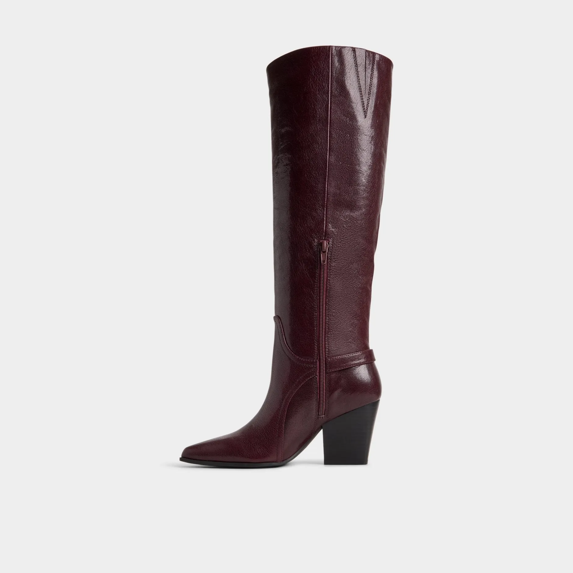 ALDO Tall Boots^Saddle Bordo