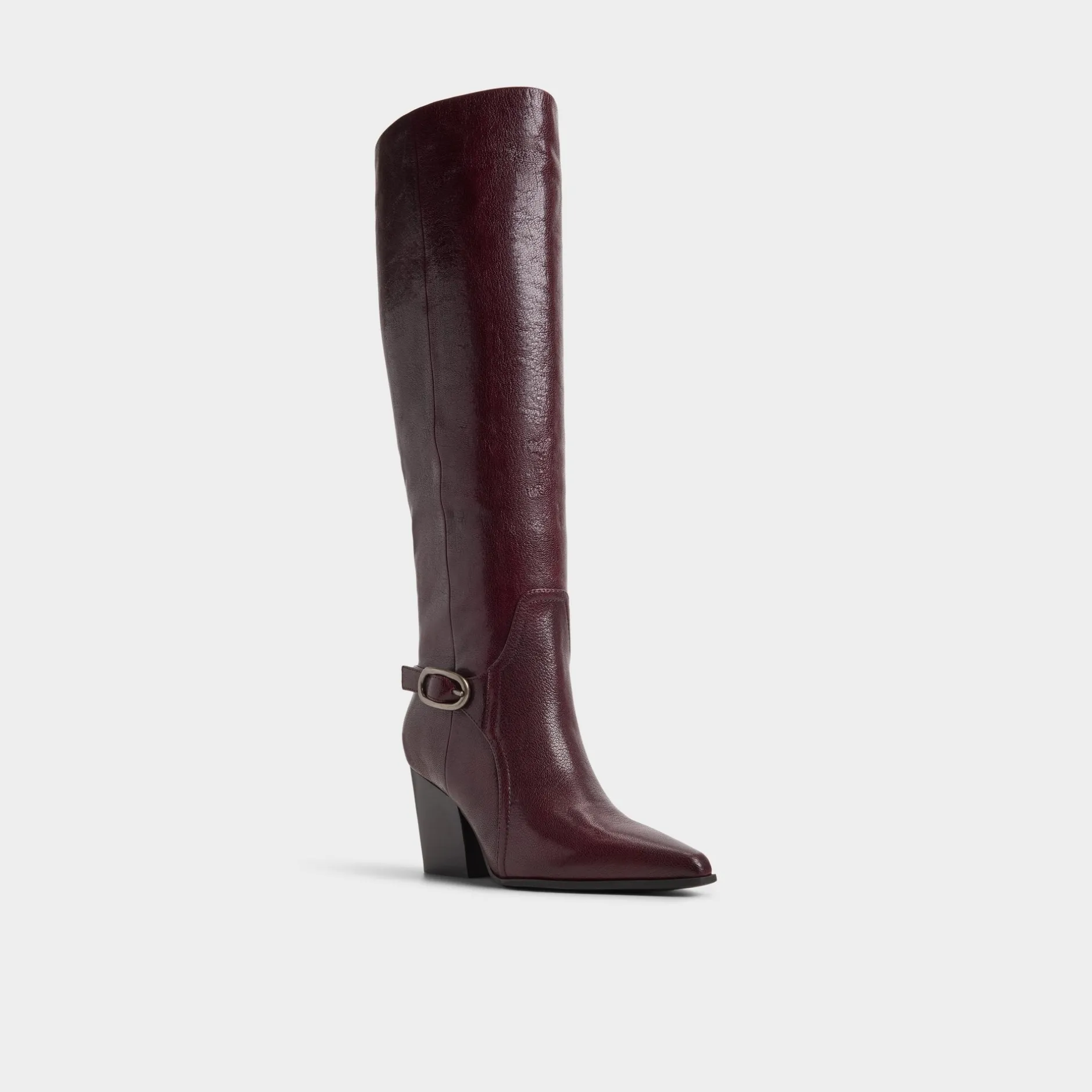 ALDO Tall Boots^Saddle Bordo