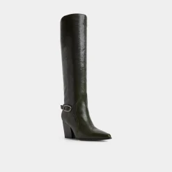 ALDO Tall Boots^Saddle Dark green