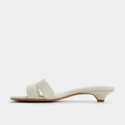 ALDO Mules|Kitten Heels^Scarletta White/bone