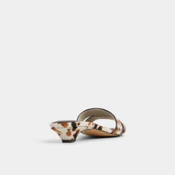 ALDO Mules|Kitten Heels^Scarletta White/Black