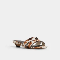 ALDO Mules|Kitten Heels^Scarletta White/Black