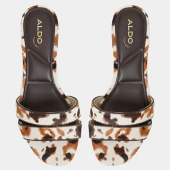 ALDO Mules|Kitten Heels^Scarletta White/Black