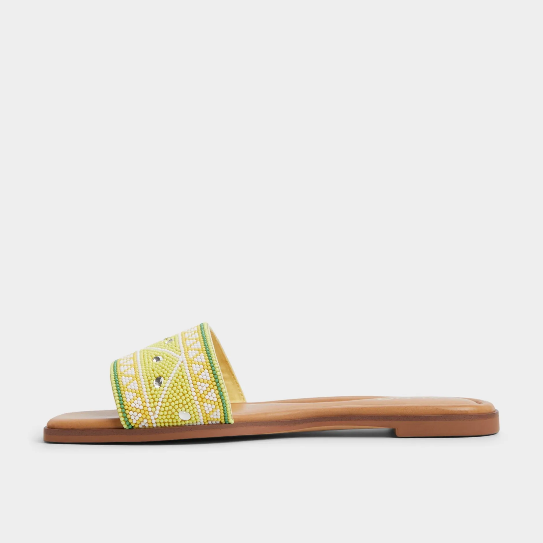 ALDO Flat Sandals^Seavacay Bright Yellow