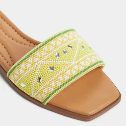 ALDO Flat Sandals^Seavacay Bright Yellow