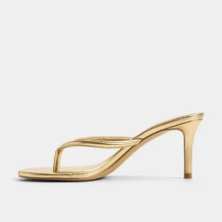 ALDO Thong Sandals^Skip Gold