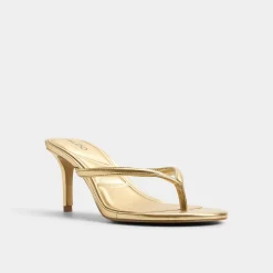 ALDO Thong Sandals^Skip Gold