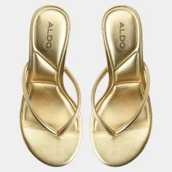 ALDO Thong Sandals^Skip Gold