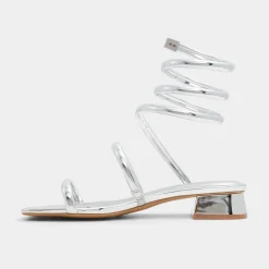 ALDO Block Heels^Spinna Silver