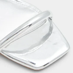 ALDO Block Heels^Spinna Silver