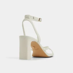 ALDO Block Heels^Stellare White/bone