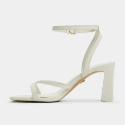 ALDO Block Heels^Stellare White/bone