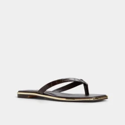 ALDO Thong Sandals|Flat Sandals^Theao Dark Brown