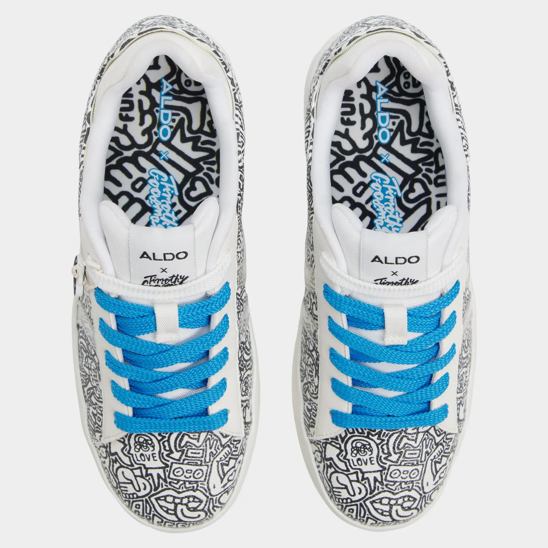 ALDO Sneakers^Timothy Goodman White/Black