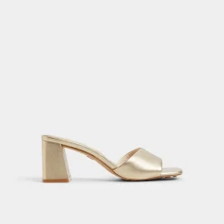 ALDO Mules|Block Heels^Tisha Gold
