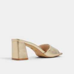 ALDO Mules|Block Heels^Tisha Gold