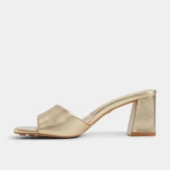 ALDO Mules|Block Heels^Tisha Gold