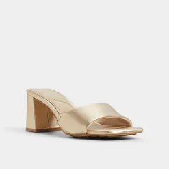 ALDO Mules|Block Heels^Tisha Gold