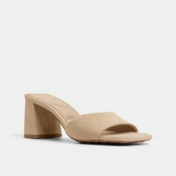 ALDO Mules|Block Heels^Tisha Beige