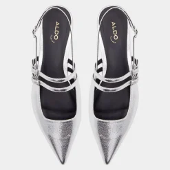 ALDO Block Heels^Tossa Silver