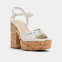 ALDO Platform Heels^Ulialdan White/Bone