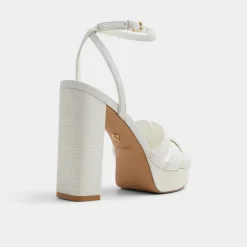 ALDO Platform Heels^Valaberel Open white