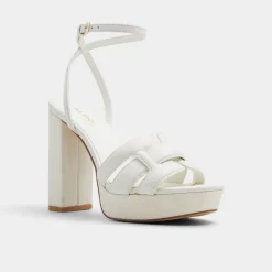 ALDO Platform Heels^Valaberel Open white