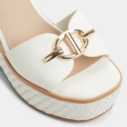 ALDO Wedge Sandals^Ybylin White